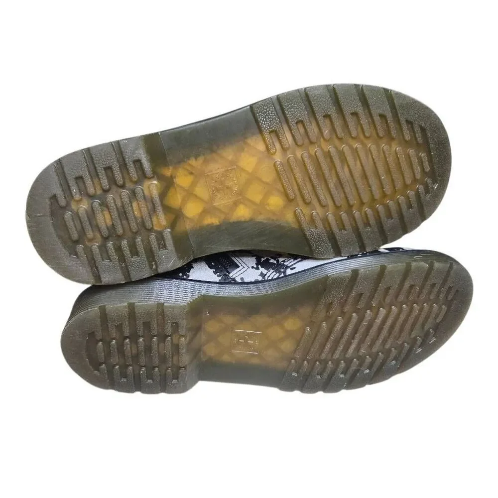 Dr. Martens Boots 1460 Space Hydro Leather Size 3 Kids Galaxy Combat - Picture 6 of 6